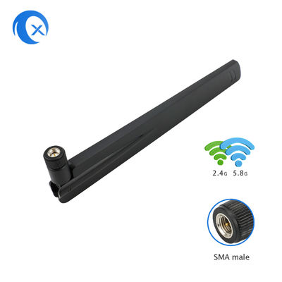 5dBi 2.4G 5G Dwuzakresowa antena Omni WiFi z obrotowym złączem RP SMA