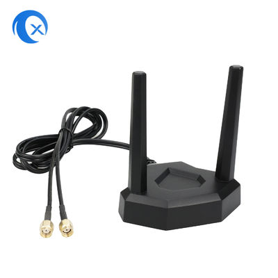 Antena magnetyczna WiFi 2,4 GHz 5 GHz ze złączem męskim RP SMA