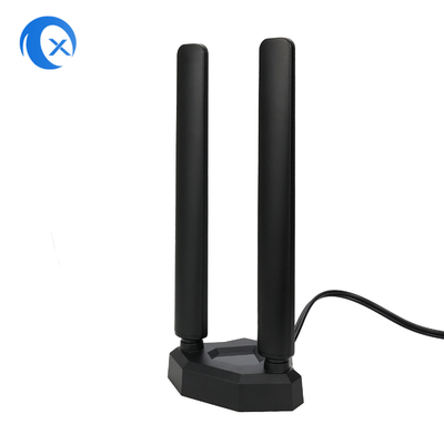 Wi-Fi 6E Tri Band Antenna 6GHz 5GHz 2.4GHz Antenna do gier Wi-Fi Baza magnetyczna dla komputera PC