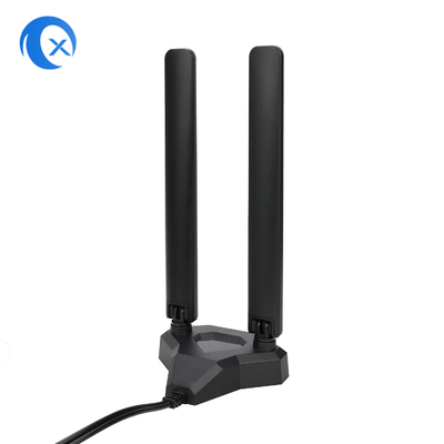 Wi-Fi 6E Tri Band Antenna 6GHz 5GHz 2.4GHz Antenna do gier Wi-Fi Baza magnetyczna dla komputera PC