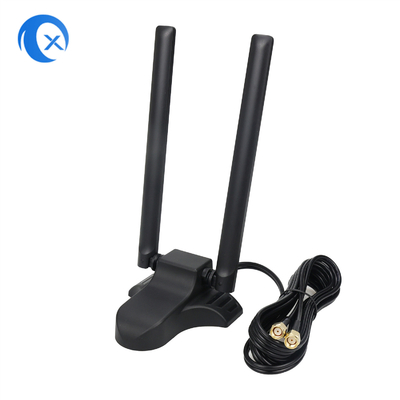 Dual Band 2.4GHz 5GHz RP-SMA Antenny WiFi z 6,5 stopniowym kablem rozszerzającym do komputerów stacjonarnych bezprzewodowy Bluetooth