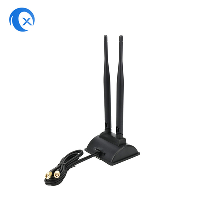 Antenna WiFi 6dBi z połączeniem RP-SMA 2.4GHz 5GHz Dual Band Magnetic Base For PCI-E WiFi Wireless Routers