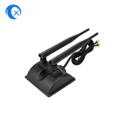 Antenna WiFi 6dBi z połączeniem RP-SMA 2.4GHz 5GHz Dual Band Magnetic Base For PCI-E WiFi Wireless Routers