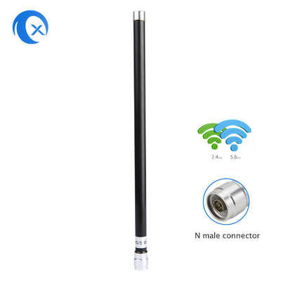 2.4GHz 5.8GHz Dual Band 7dBi High Gain Omnidirectional Outdoor/ Indoor Base Station Antenna ze szklankowej włókna