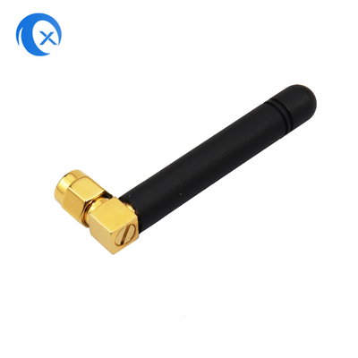 2.4G Wi-Fi prawy kąt SMA Male Connector Wysoki zysk 2dBi GSM Antenna kauczkowa dla routerów
