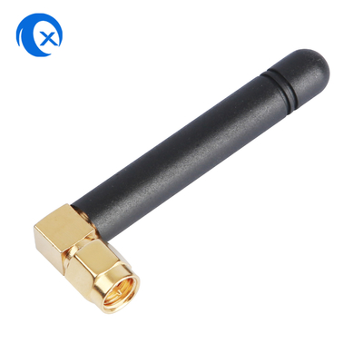 2.4G Wi-Fi prawy kąt SMA Male Connector Wysoki zysk 2dBi GSM Antenna kauczkowa dla routerów