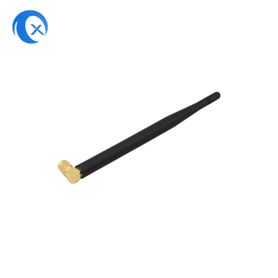 SMA Male Connector Mount High Gain 5dBi 868MHz 2.4G Antenna NFC Stały prawy kąt Wi-Fi Antenna kauczkowa kaczka dla routerów