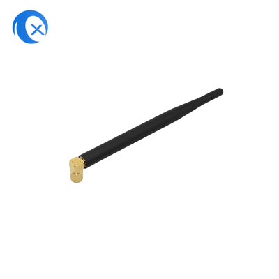 SMA Male Connector Mount High Gain 5dBi 868MHz 2.4G Antenna NFC Stały prawy kąt Wi-Fi Antenna kauczkowa kaczka dla routerów