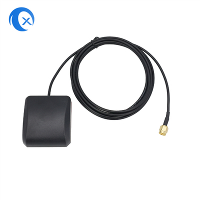 Wysoki wzrost 27 dBi 1575.42 MHz Pojazd zewnętrzny wodoodporny Aktywna antena GPS 3-5VDC Magnetyczna antena Gnss SMA Połączenie męskie