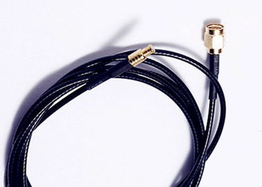RG174 Kabel męski kabel koncentryczny SMA, czarny kabel złącza MCX