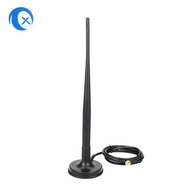 Złącze męskie SMA 4G LTE Antena do montażu magnetycznego z kablem LMR195