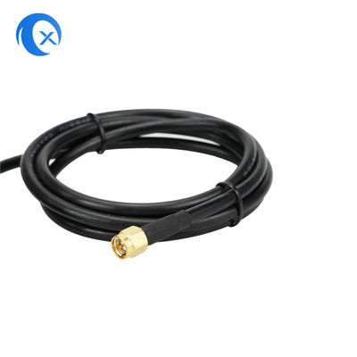 Złącze męskie SMA 4G LTE Antena do montażu magnetycznego z kablem LMR195