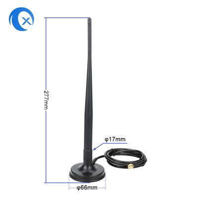Złącze męskie SMA 4G LTE Antena do montażu magnetycznego z kablem LMR195