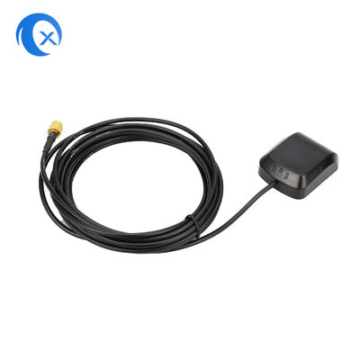 Magnetyczna zewnętrzna aktywna antena GPS 26dBi z kablem RG174