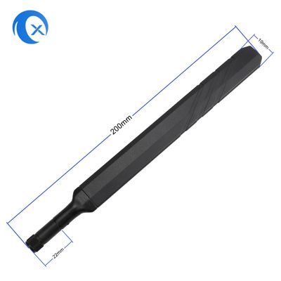 600 MHz - 6000 MHz Ultraszerokopasmowa gumowa antena 5G z obrotowym złączem SMA