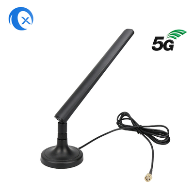 600 MHz - 6 GHz Złącze SMA Antena do montażu magnetycznego z kablem RG174
