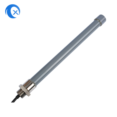 Antena 4G Omni z włókna szklanego 5dBi, wielopasmowa 800/1800/2600 MHz, zewnętrzna, kabel 3 m, szary