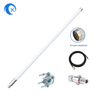 Antena helowa 8dBi z włókna szklanego 915mhz dookólna z kablem SLMR-400 o długości 5 stóp do koparki Helium Bobcat RAK Sensecap