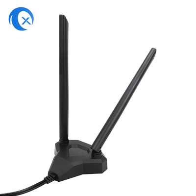 2,4 / 5,8 g Dwuzakresowa antena 5dBi z mocowaniem magnetycznym WiFi Extender do karty PCI na PC